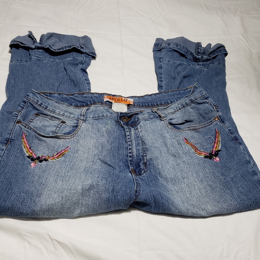 Jean capri size 17/18